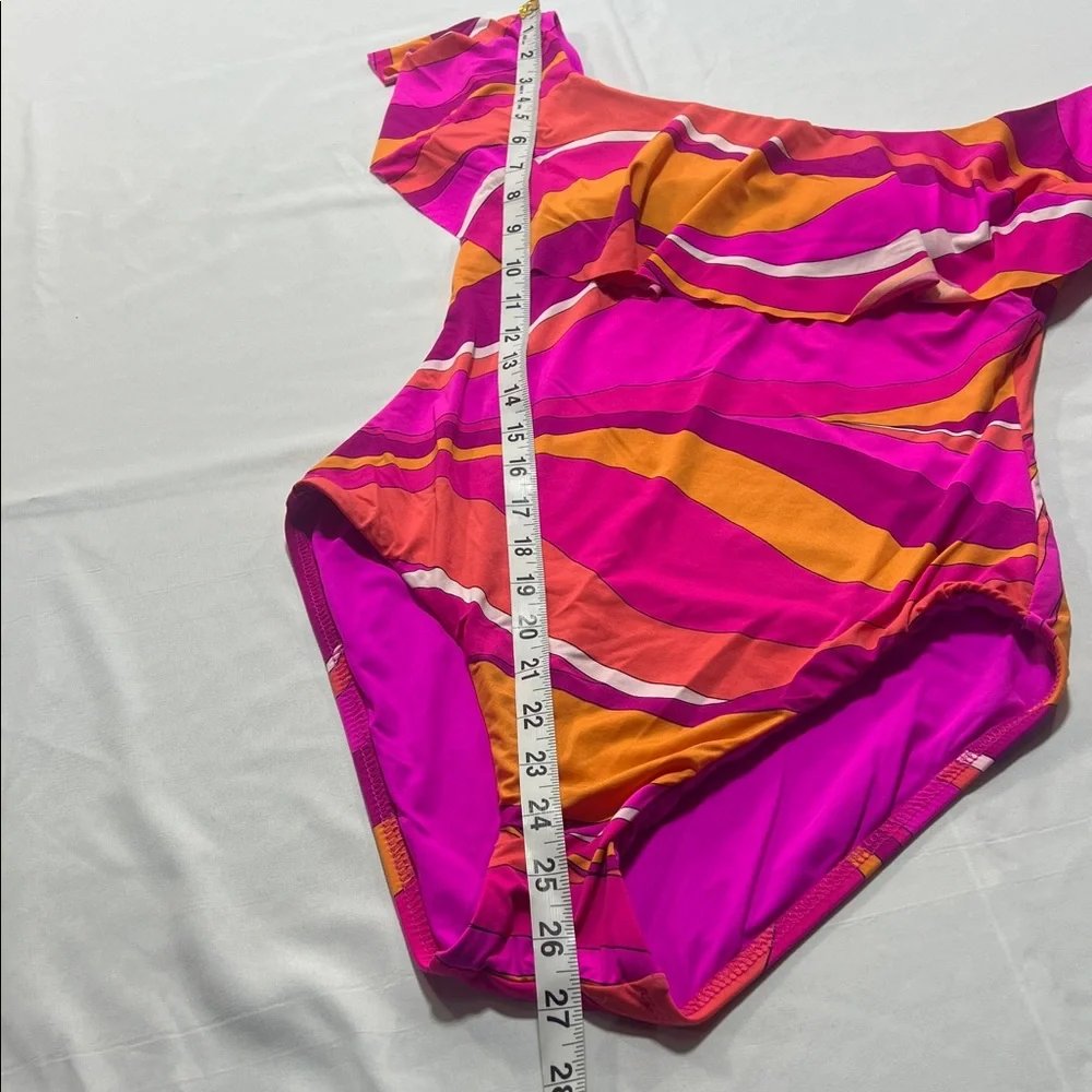 Trina Turk one piece swimsuit size 8 - Picture 8 of 9